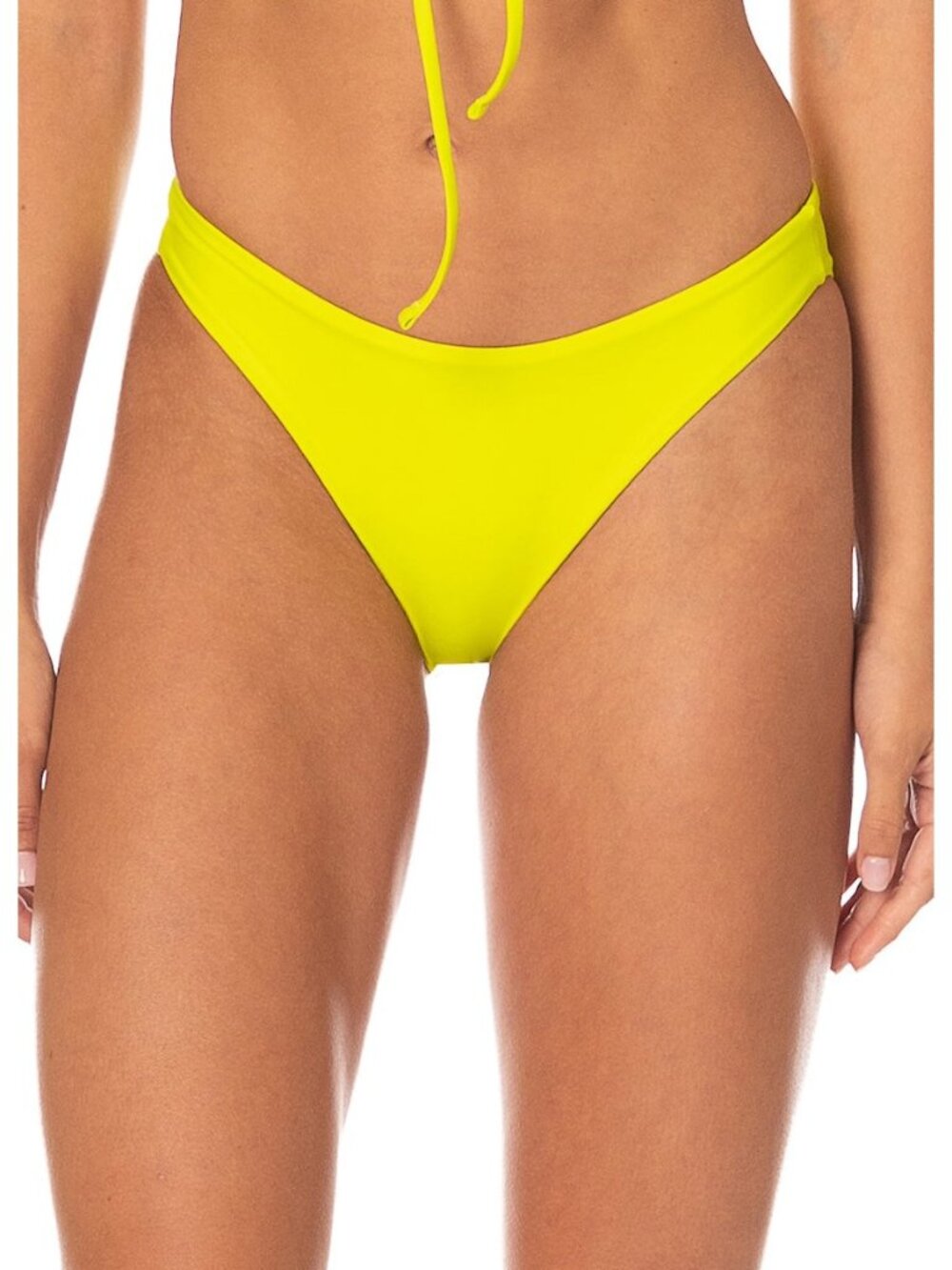 Maaji Lime Green Sublimity high Rise Classic Bikini Bottom size M
